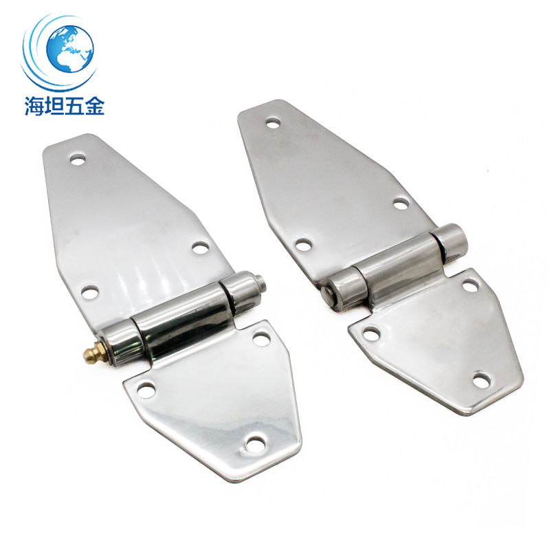 304 stainless steel hinge car toolbox CL238 heavy-duty thickened polished control box cabinet industrial cabinet door hinge Specification drawing