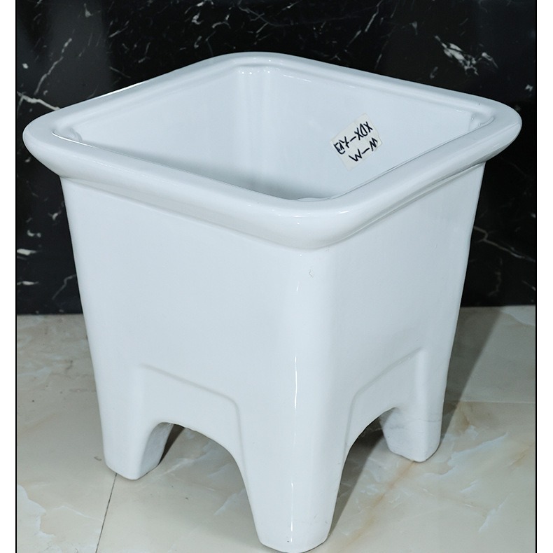Mop sink, mop sink, large ceramic mop sink, floor mop basin, washing basin Specification drawing