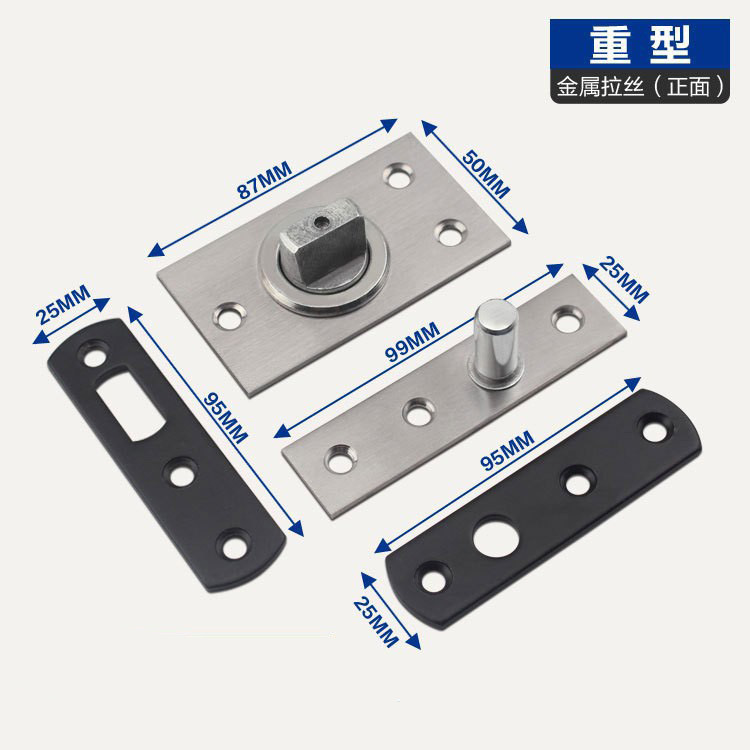 Factory direct supply of 360-degree rotating hinges, up and down hinges, top and bottom hinges, display board screen, cabinet door fixed hinges Specification drawing