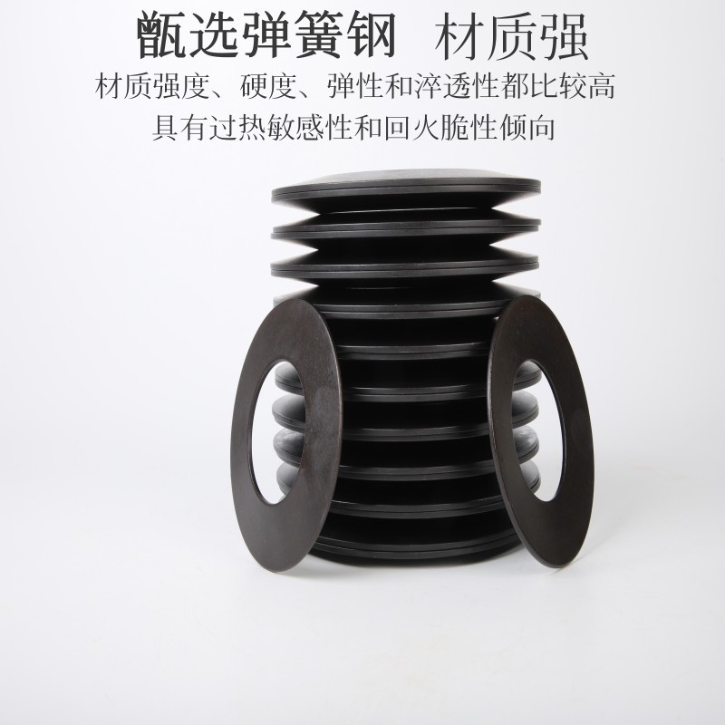 The outer diameter of the disc spring is 6-450. Disc spring, butterfly gasket, disc washer, spring piece Item Picture