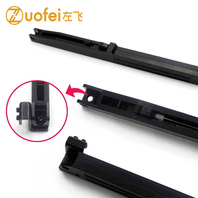 Barn door buffer damper, no-drilling accessory, buffer damper slide rail, barn door hanging rail, track damping Application Scenario
