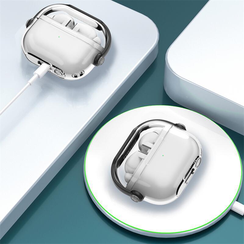 Suitable for Samsung Galaxy Buds3 pro protective case Transparent lock earphone shell Buds3 earphone case Specification drawing