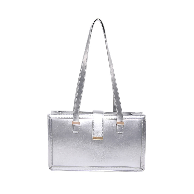 The new retro commuter single-shoulder bag for the autumn of 2024 features a niche design that is fashionable, simple and individual, with a small square underarm bag Item Picture