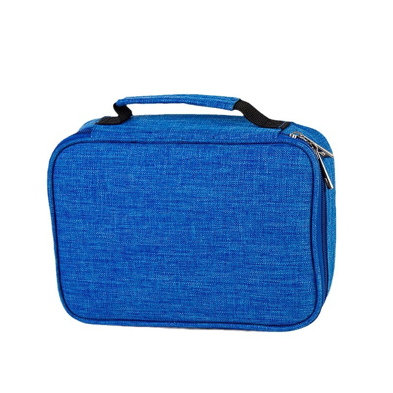 72-hole sketch brush, colored pencil storage bag, student art pen, hand-held pen bag, multi-hole stationery storage box Item Picture