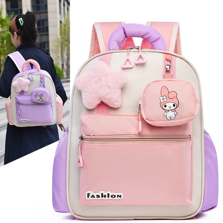 2025 New style kindergarten schoolbag, boys' outing children's backpack, 3-6 years old girls' cute baby backpack Specification drawing
