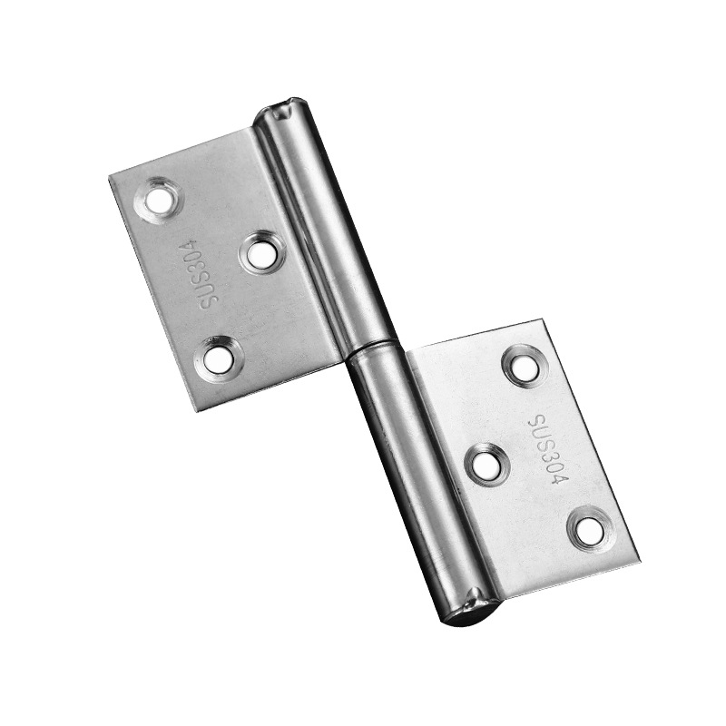 Household bedroom stainless steel flag-shaped hinges, bathroom door, fireproof door, silent stainless steel detachable hinges Item Picture