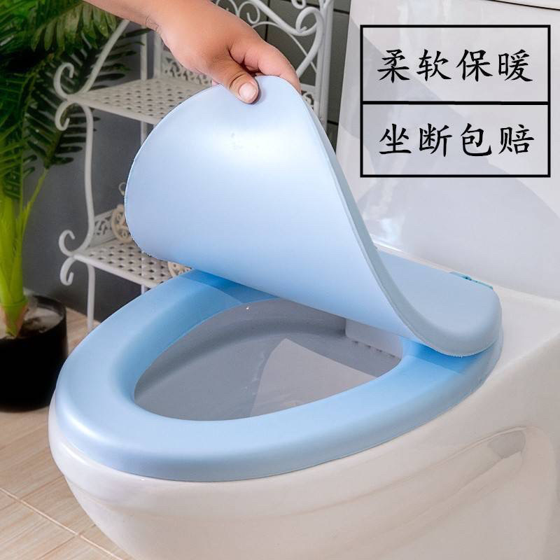 Waterproof lightweight toilet seat cover, household seat cushion, toilet soft ring, foam cover ring, universal seat ring, thickened and soft foam Application Scenario