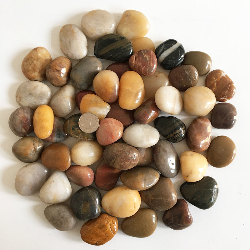 50 jin of pebbles for paving roads and floors, courtyard and garden landscaping, natural large and small stones, rain flower stones, raw stones, soft and warm stones full figure