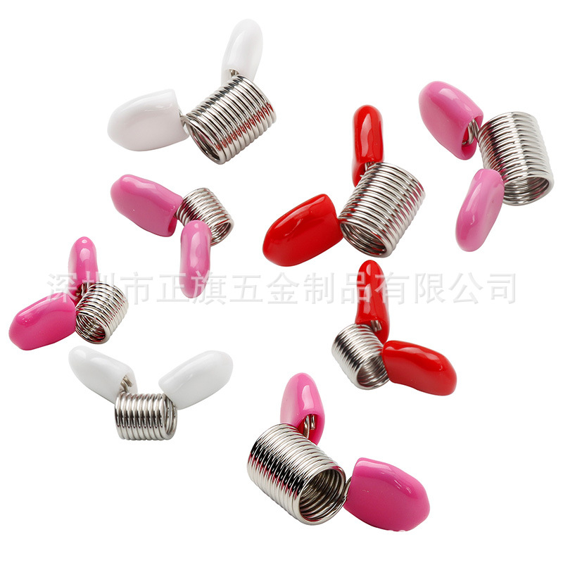 Handmade DIY small tools with perforated colored plastic beads, stopball springs, string stopball springs, stopball rope clamping springs are in stock Specification drawing