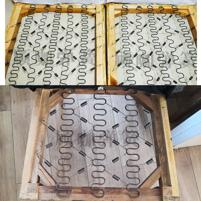 Sofa small tension spring, balance hook, serpentine spring, flat spring, arch spring repair, sofa furniture accessories, special-shaped spring fixation Application Scenario