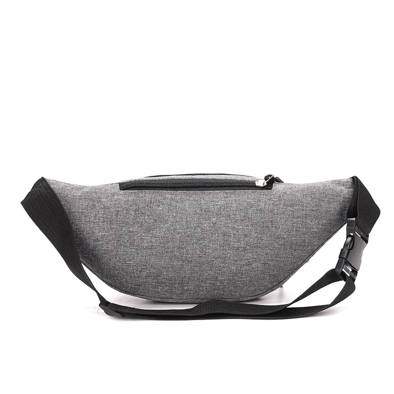 Men's Oxford cloth waist bag manufacturer wholesale wear-resistant outdoor sports chest bags, men's and women's fashionable crossbody bags Item Picture