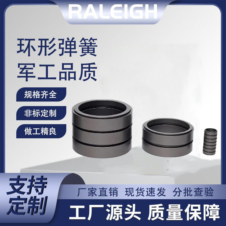 Building dampers, constant friction ring springs for mining machinery, friction springs, all precisely crafted by Rierli full figure