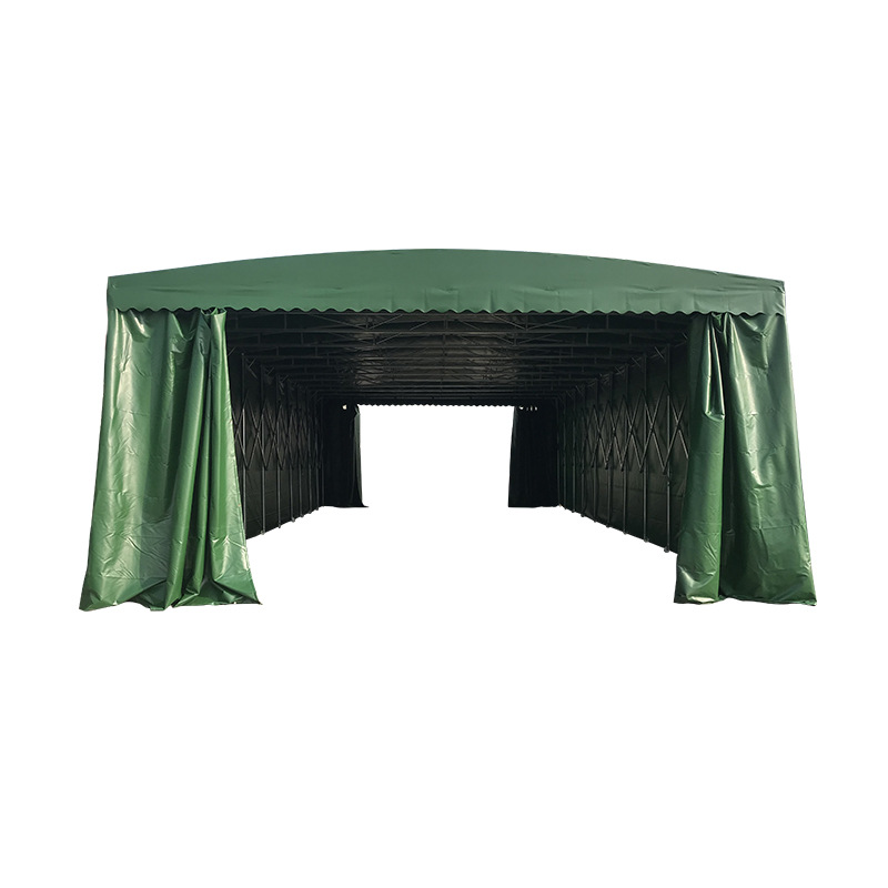 Outdoor mobile sliding awnings, large catering retractable tents, night snack stalls, movable sunshades, and store canopies Item Picture