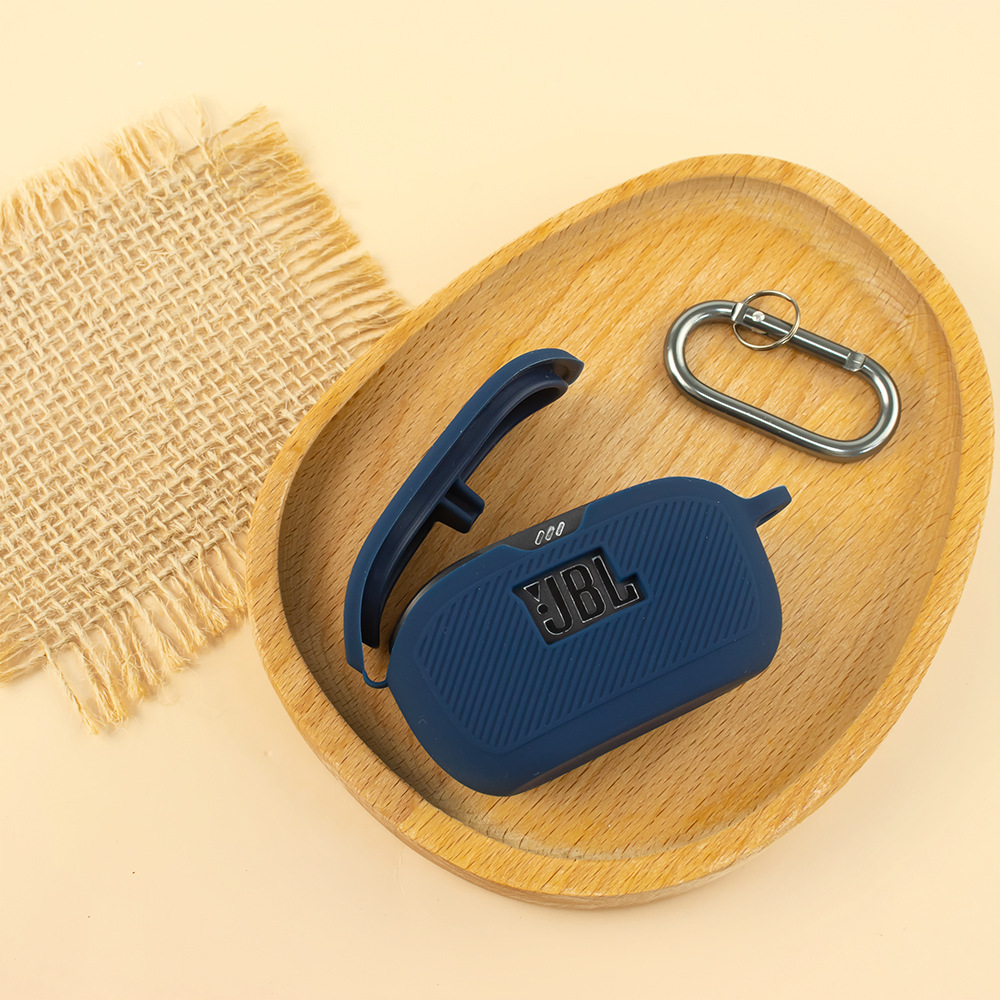 Silicone protective case for JBL Vibe Buds Bluetooth earphone charging case, anti-drop storage case, earphone shell Application Scenario