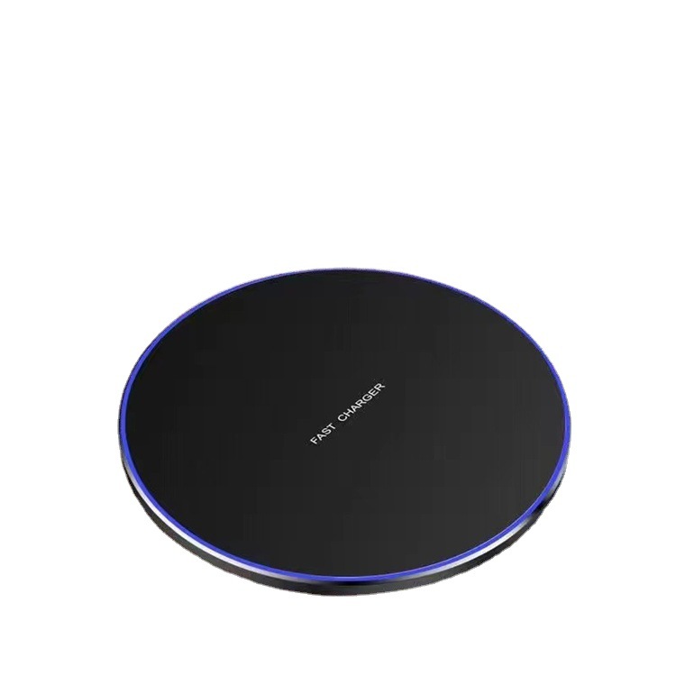 Cross-border exclusive 30W aluminum alloy mobile phone wireless charger, 15W fast charging, circular light-emitting wireless charger, 20W fast charging Item Picture
