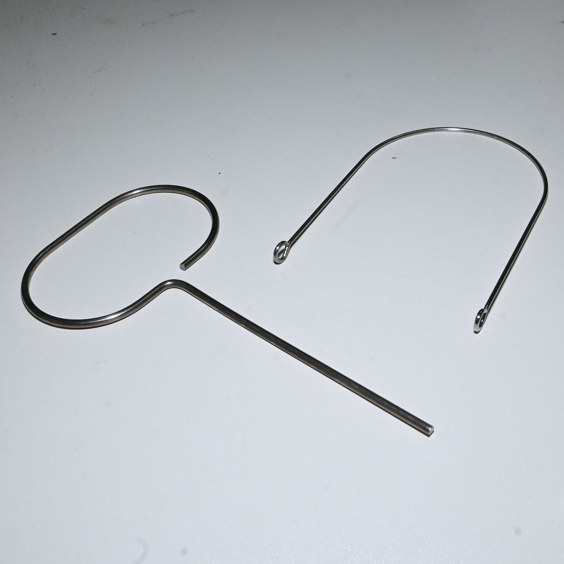 Stainless steel hook bracket, special-shaped spring, iron wire, iron wire processing, bending line forming, hanging frame manufacturer, hook type Specification drawing