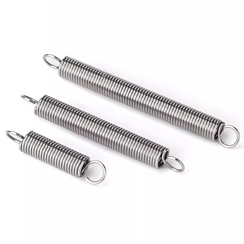 304 stainless steel precision tension spring hooks with high hardness. Electrical precision compression springs are produced based on provided drawings or samples Application Scenario