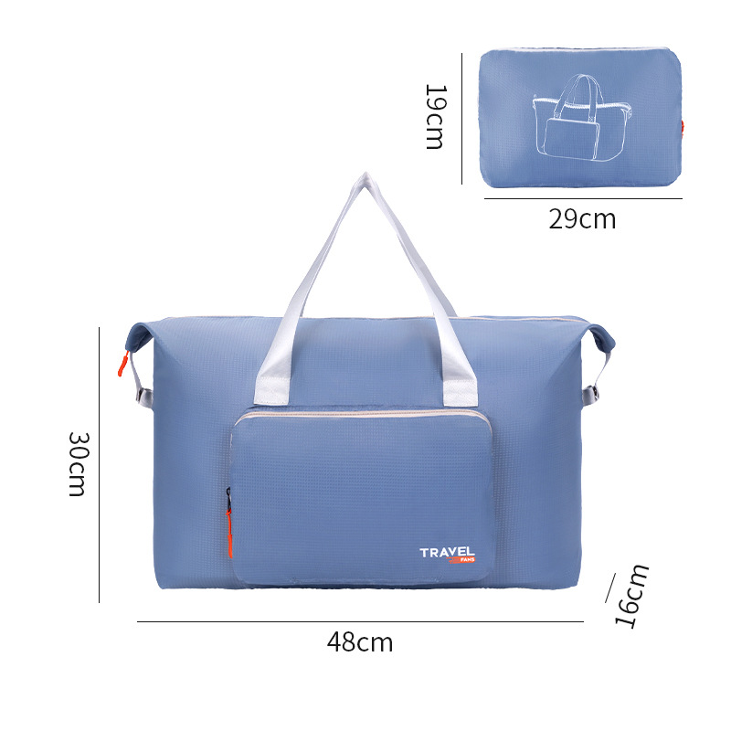 Runhui Yueyou folding travel bag, large-capacity fitness bag, travel tote bag, clothing storage bag Item Picture