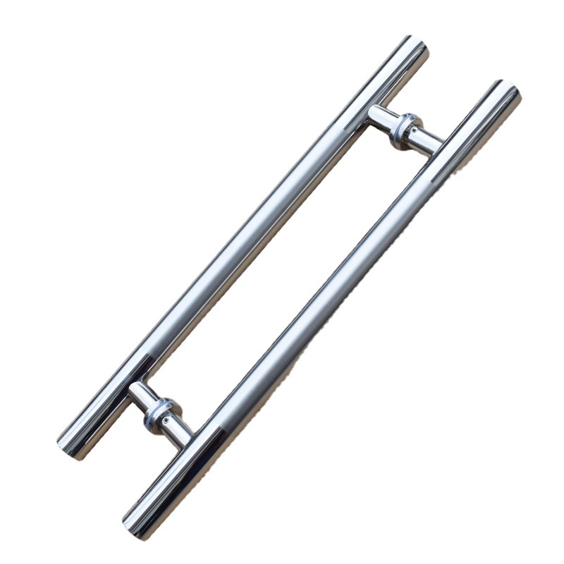 Wholesale of new glass door, stainless steel handle, finely polished long handle, floor spring sliding door, KTV and hotel entrance handle Item Picture