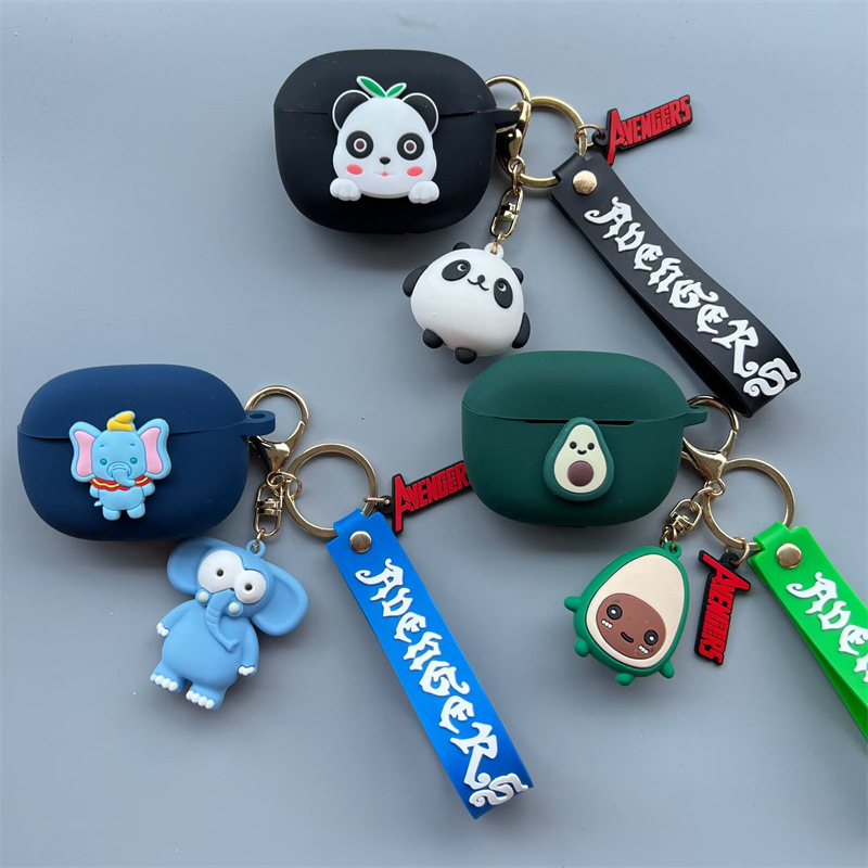 Cartoon silicone Wave Beam soft shell suitable for JBL Wave 200TWS wireless Bluetooth earphone case full figure