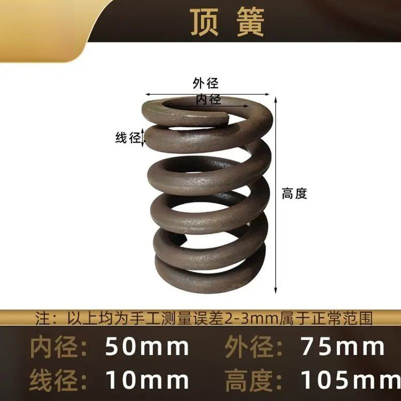 A comprehensive collection of parts for straightening oil cylinder hydraulic return high-elasticity top spring steel bar cutting machine undefined