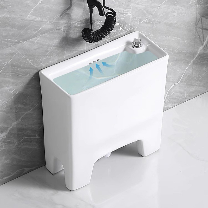Ceramic mop basin, four-legged floor-standing mop sink, countertop drainage mop sink, balcony floor mop basin, Meijia Sanitary Ware 202 details Picture
