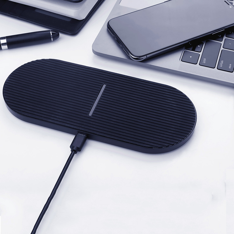Cross-border bestseller 2-in-1 wireless charger, dual-charging desktop wireless charger, fast charging, wireless charging Specification drawing
