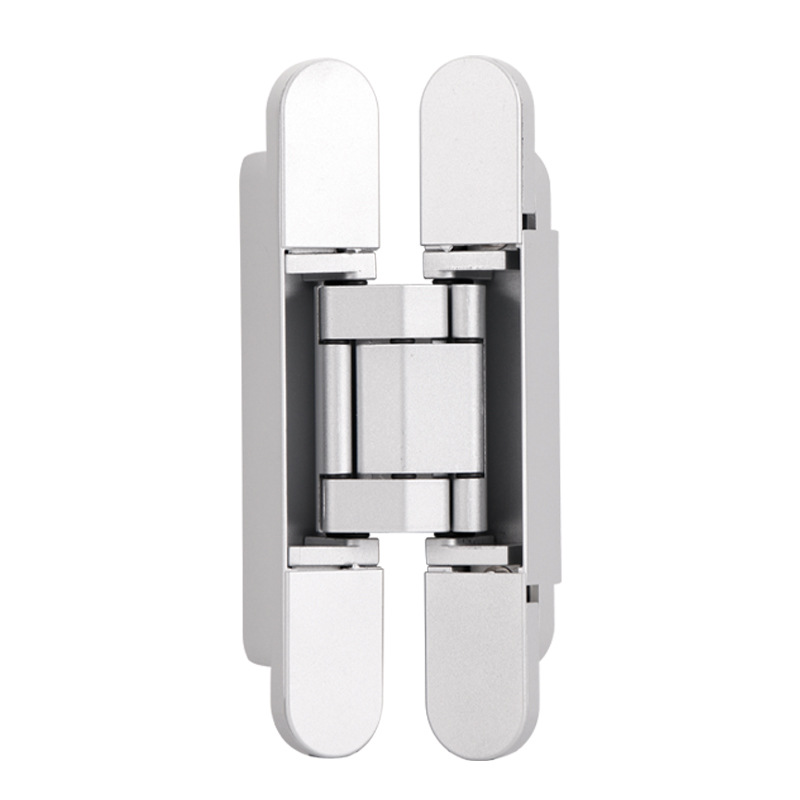 Three-dimensional adjustable window and door invisible hinges, zinc alloy hidden hinges, detachable bedroom concealed door hidden folding pages Item Picture