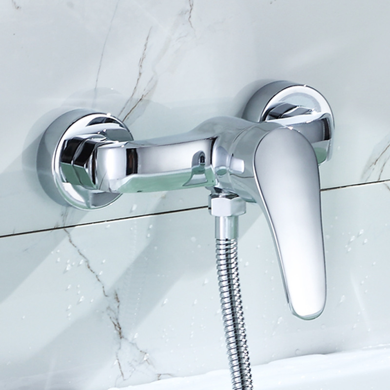 Manufacturer's copper shower faucet, concealed shower valve, cold and hot water mixing valve, shower mixing faucet details Picture