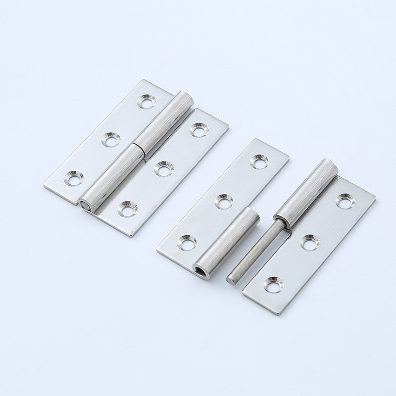 Wholesale of 1.5-inch, 2-inch, 2.5-inch and 3-inch 304 stainless steel detachable hinges for industrial doors and Windows Specification drawing