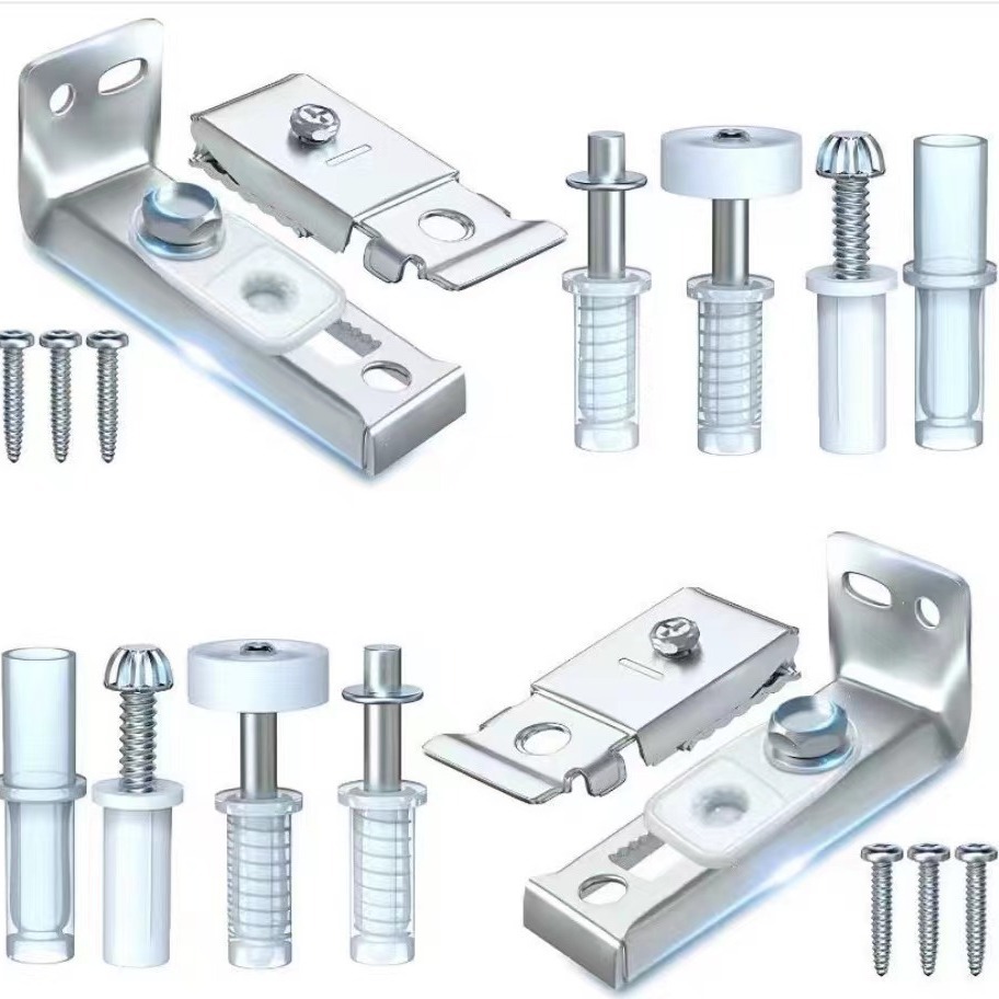 Set A25139 Jiangsu Jiangyin Double Folding Door Hinge Double Folding Door Metal Top Pivot Hardware Package full figure