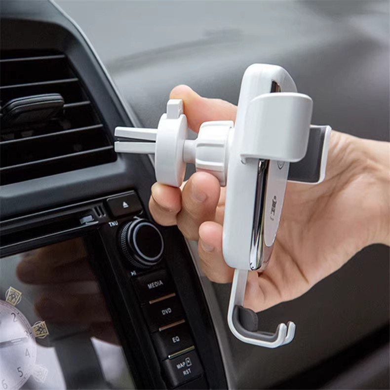 Wholesale of 10W car wireless charging stand for mobile phones, anti-slip multi-functional charger for car air outlet, fast charging Application Scenario