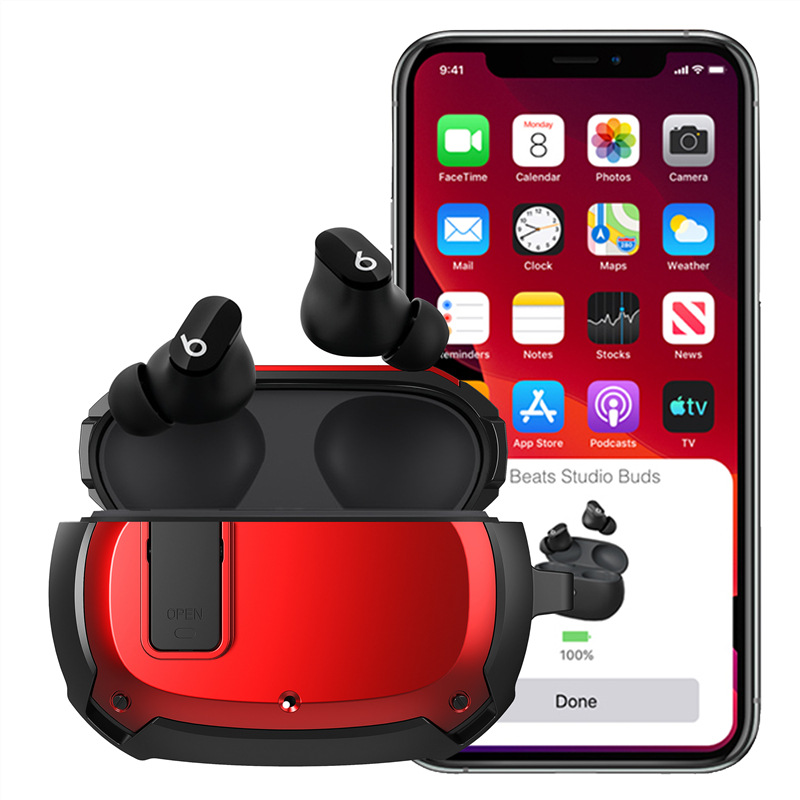 The lockable wireless Bluetooth earphone case is suitable for storing the Magic Sound BeatsStudioBuds case Item Picture