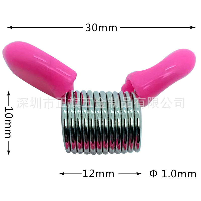 DIY jewelry bracelet bead making with wire clamping spring to prevent falling wire clamping springs undefined