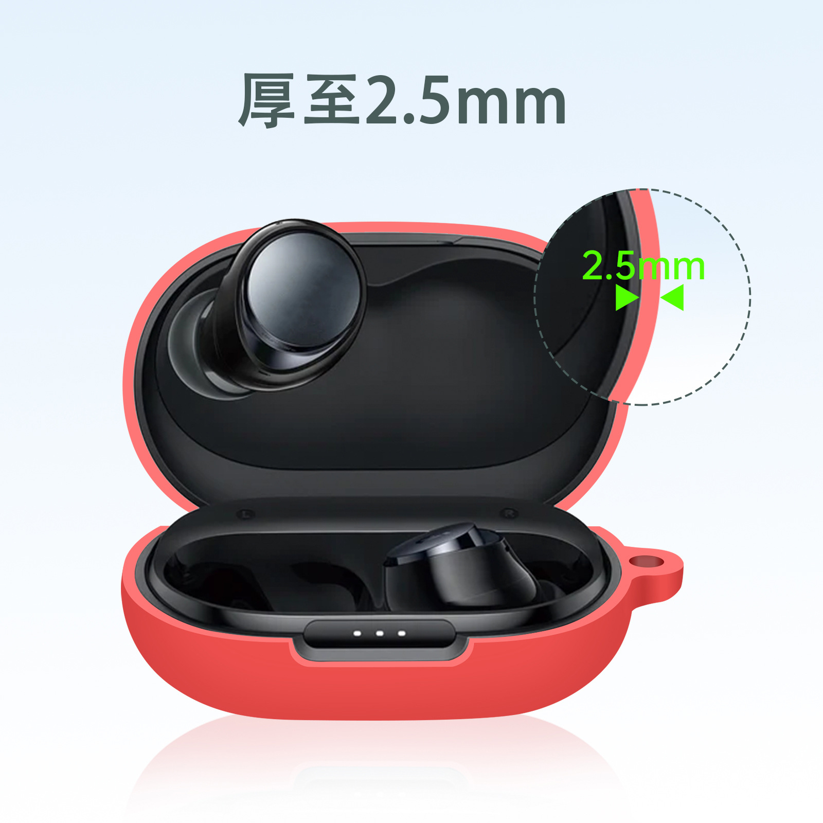 Suitable for Anker Soundcore Space A40 earphone case Silicone earphone shell details Picture