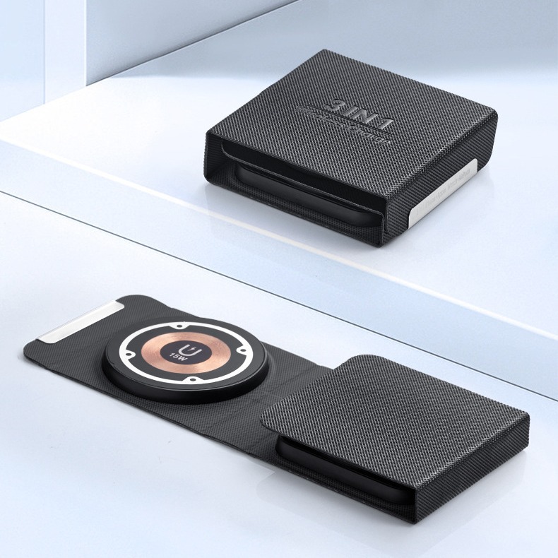 Amazon's best-selling 3-in-1 wireless charger features a fast charging power of 15W and is compatible with flash charging for Apple's multi-protocol series Item Picture