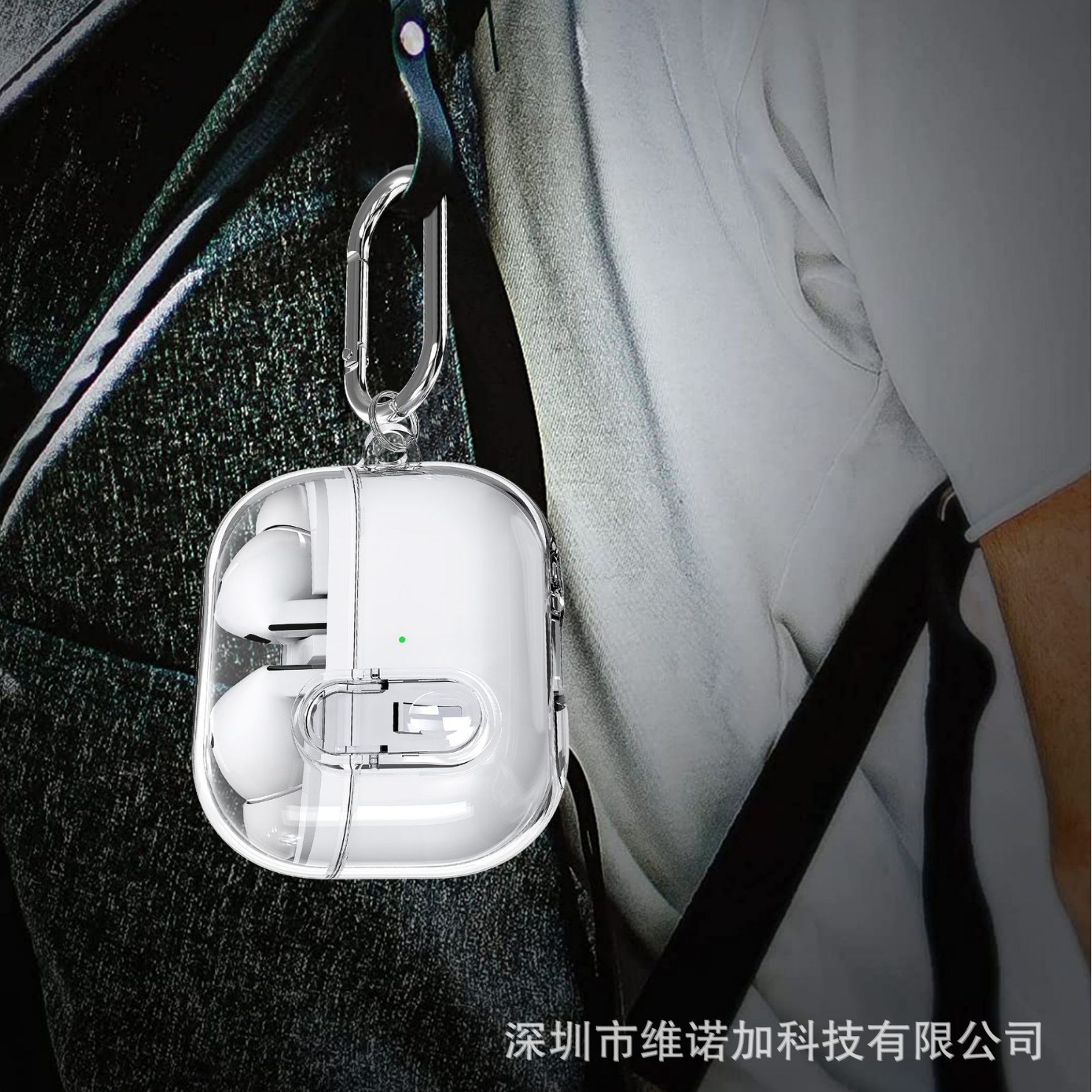 The transparent Galaxy Buds3 Pro earphone case is compatible with the Samsung earphone case soft lock Buds3 protection Application Scenario