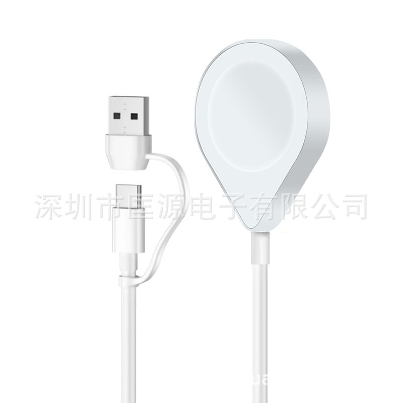 Waterdrop's new 48-inch 2-in-1 charger is compatible with Apple Watch and iWatch charging dock, offering fast charging without the need for an upgrade details Picture