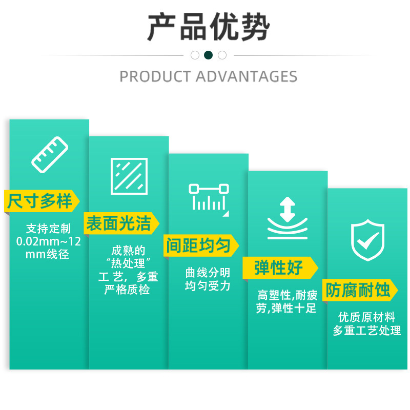 The manufacturer supplies coil springs, spring tape measures, reset metal coil springs, and offers better prices for large quantities Specification drawing