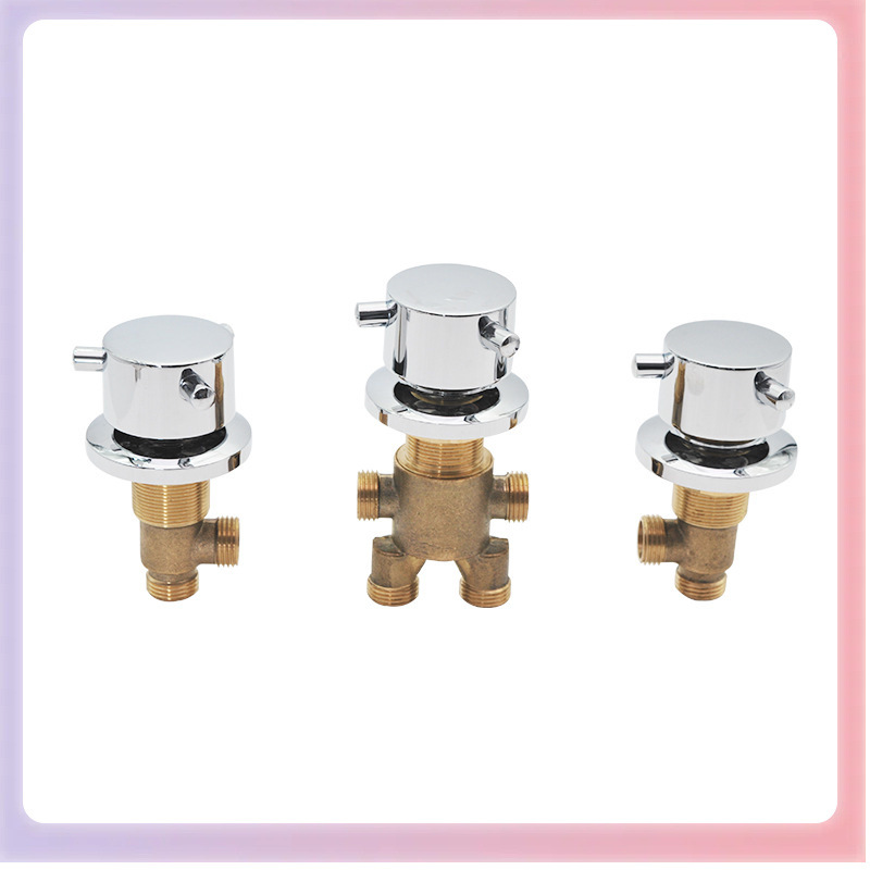 Youdaoplaceholder0 jacuzzi shower faucet side five-piece set, cold and hot water full copper mixed valve Specification drawing