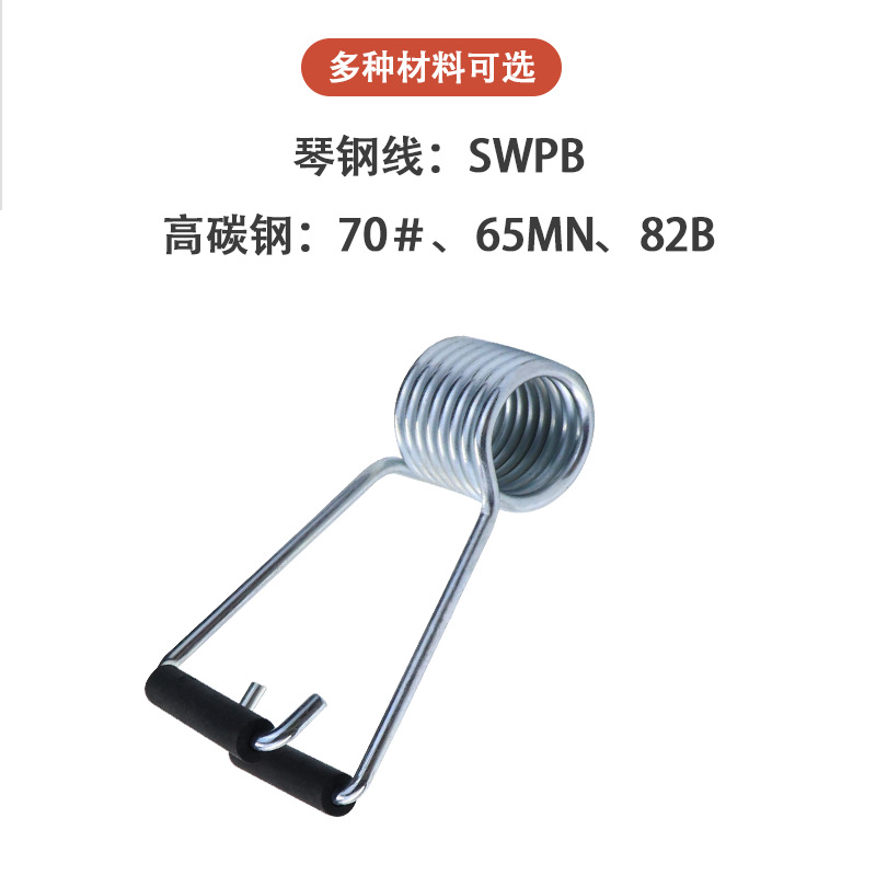 Stainless steel special-shaped precision compression torsion spring electrical door closer spring synchronous belt locking single torsion spring Application Scenario