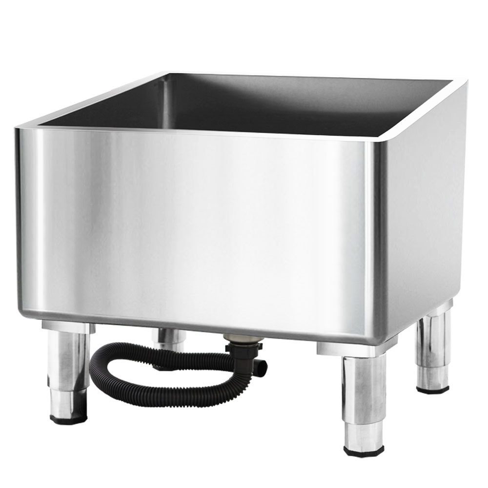 Stainless steel mop pool, sink, rectangular mop pool, mop pool, household balcony, bathroom, outdoor hospital, 304 Item Picture