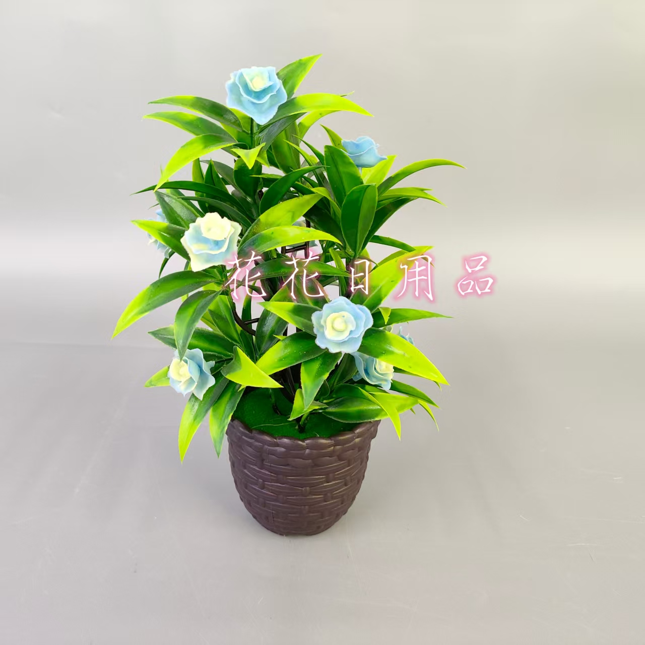 Artificial flowers, fake flowers, bonsai, plastic corn POTS, rose decorative ornaments Item Picture