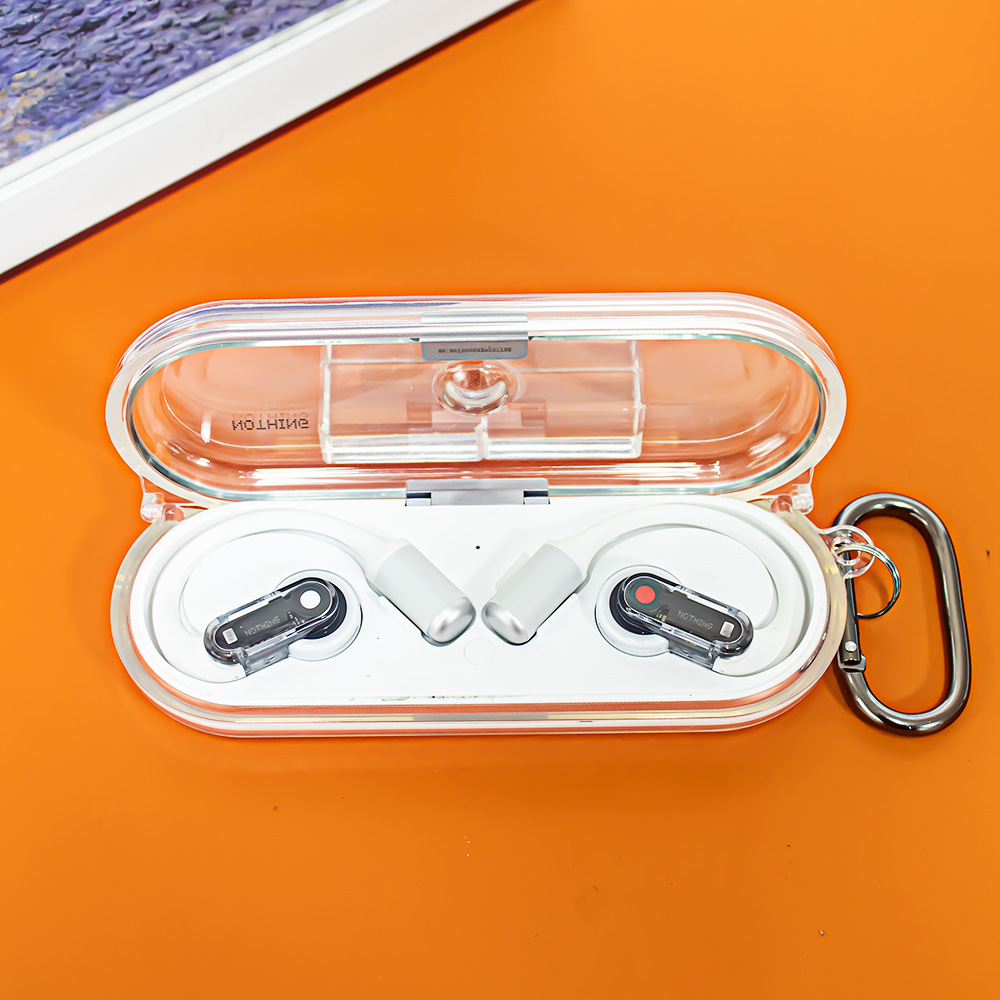 This is a solid color shockproof TPU one-piece case for Nothing Ear(Open) open Bluetooth headphones Application Scenario