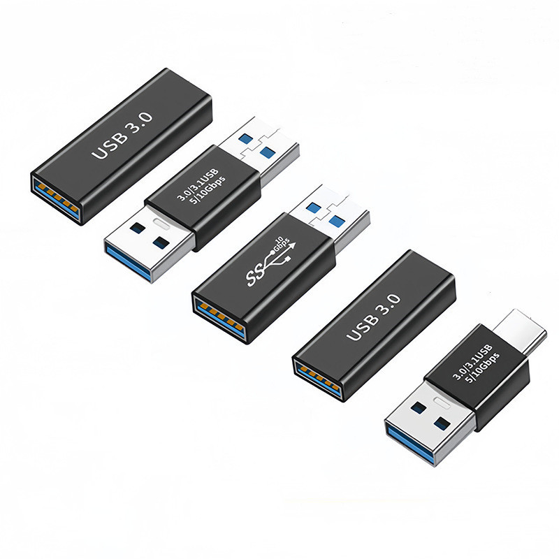 USB3.0 adapter, USB3.0 female to male extension adapter, USB male to female adapter, USB female to female full figure