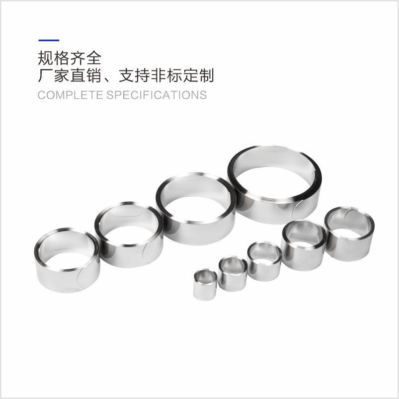 Cable constant force spring cable accessories, non-magnetic constant force coil spring cable accessories, spring cold and hot shrink accessories Specification drawing