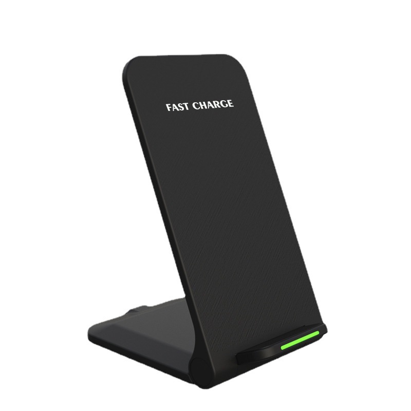 The new foldable stand wireless charger is suitable for desktop wireless fast charging of Apple and Huawei mobile phones Item Picture