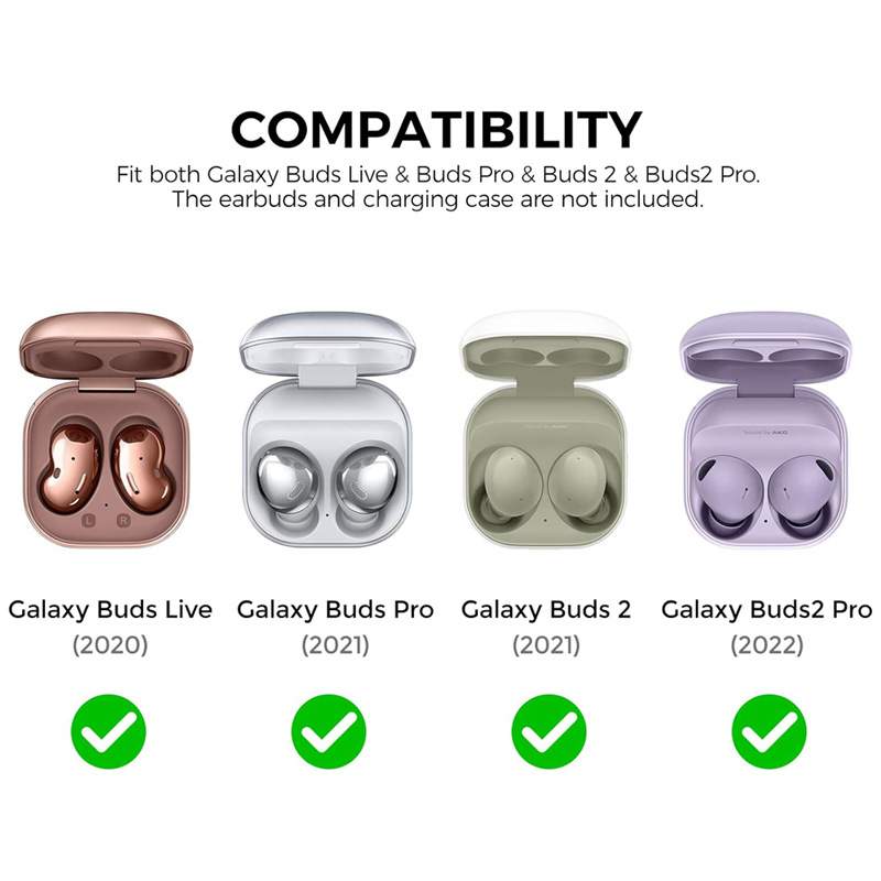 Compatible with Samsung GalaxyBuds2pro/FE universal Bluetooth earphone case PC transparent hard shell protective case Application Scenario