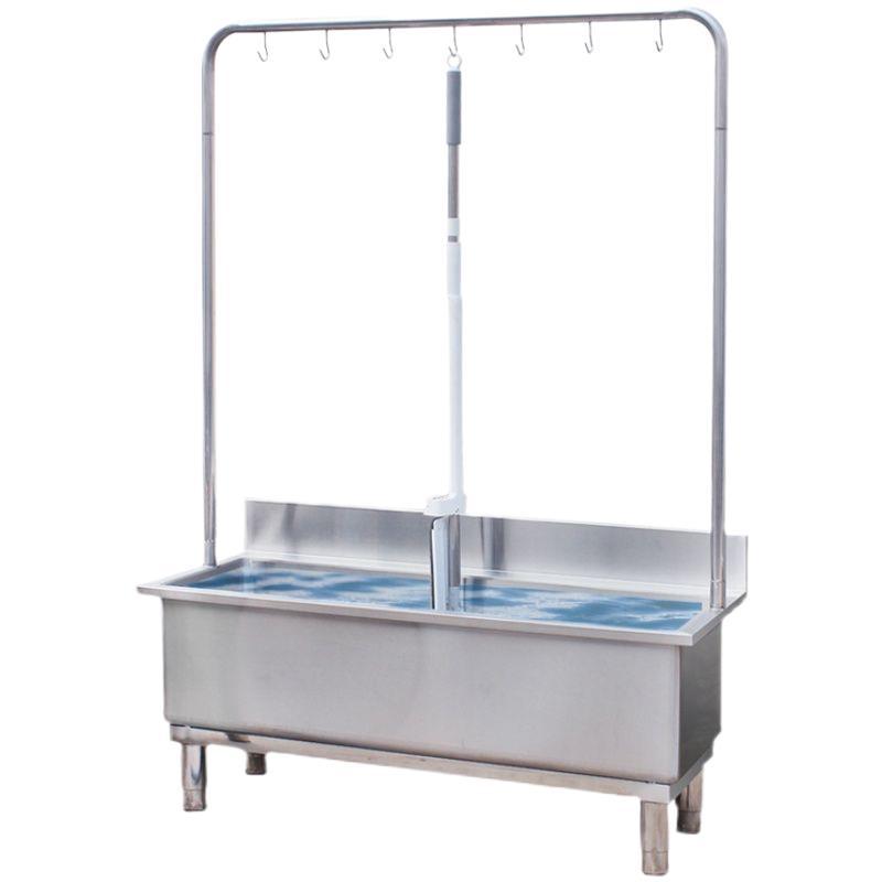 Mop pool, stainless steel water pool, 304 sink, mop pool, household bathroom, outdoor mop stand, mop, washing pool Item Picture