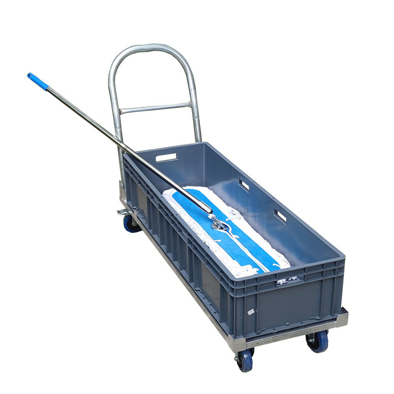 Portable mop pool, mop pool, mop pool, wheeled rectangular water pool, commercial property cleaning pool Item Picture